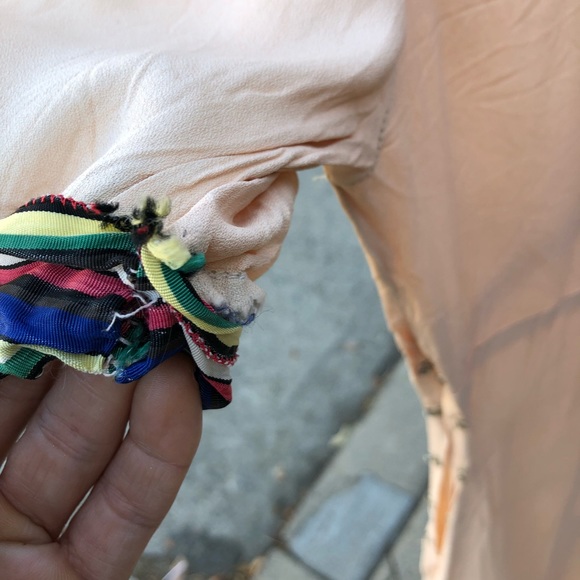 Vintage light pink midi dress ONE OF A KIND xs - Picture 5 of 6